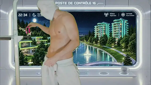 Show de NinjaLaser na webcam