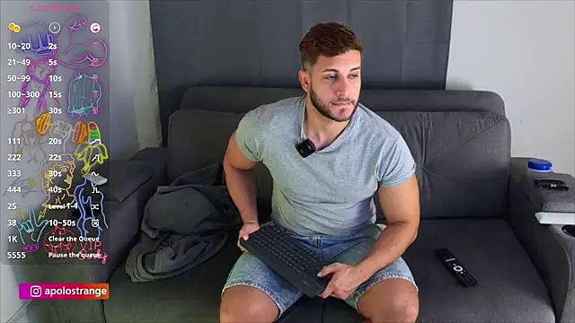 Show de apolo_strange na webcam