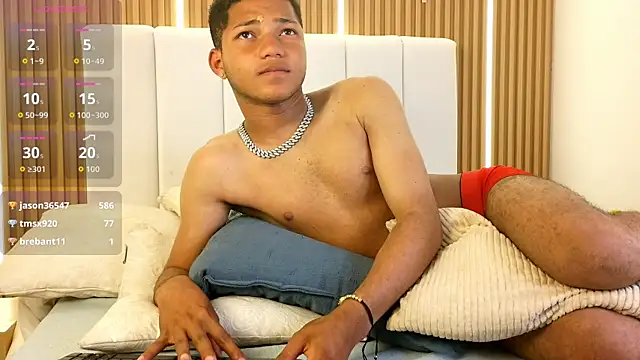 Show modela Kelvin_Josue na web-kameri