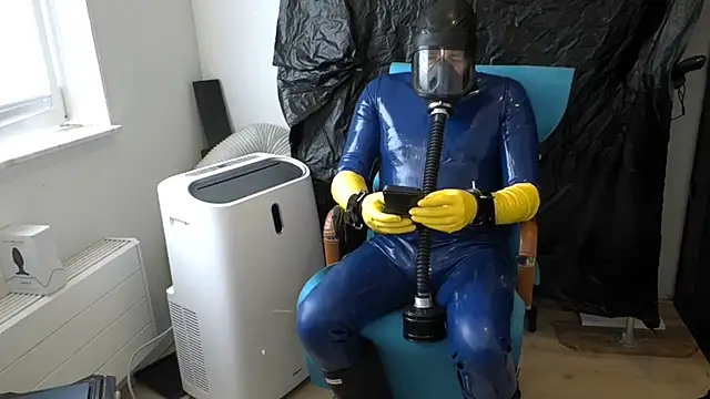 latexslaveboyn Webbikameraesitys