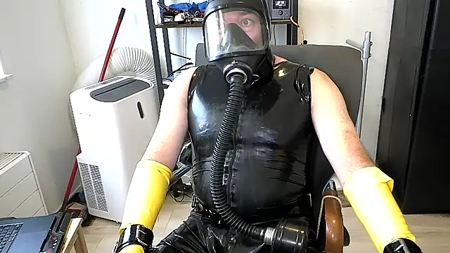 latexslaveboyn Webbikameraesitys