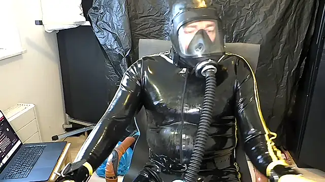 latexslaveboyn Webbikameraesitys