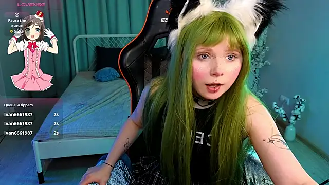 Show de usagi_sasagi na webcam