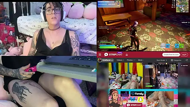 Show modela LiliEvil69 na web-kameri