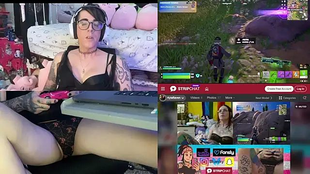 Show modela LiliEvil69 na web-kameri