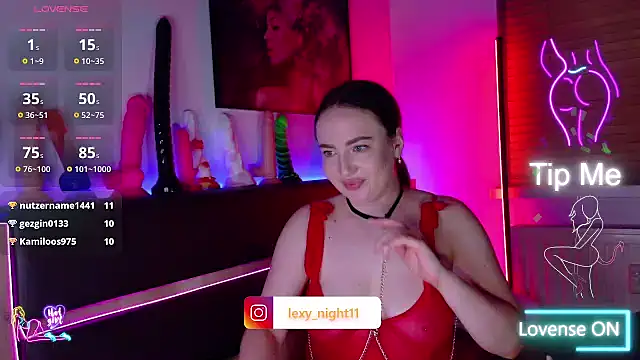 lexy_night élő XXX-chatje