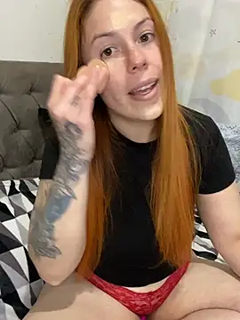 Show de gingerninna na webcam