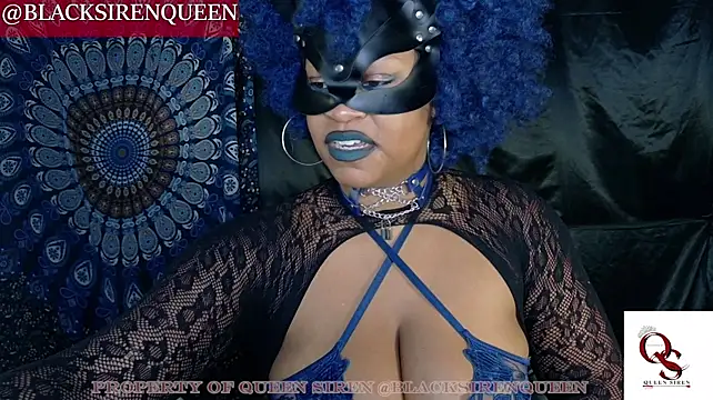 הופעת וובקאם של BlackSirenQueen