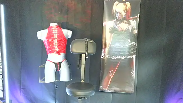 thehornybowtien Webbikameraesitys