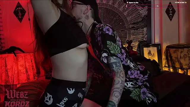 Show modela webzandkordz na web-kameri