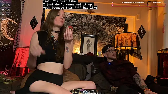 Show de webzandkordz na webcam