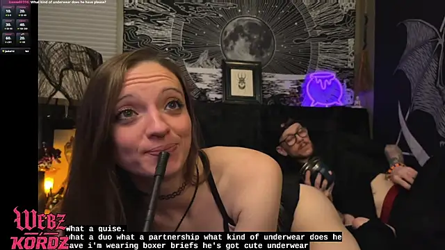 Show de webzandkordz na webcam