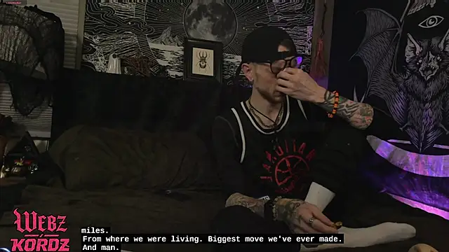 Show de webzandkordz na webcam