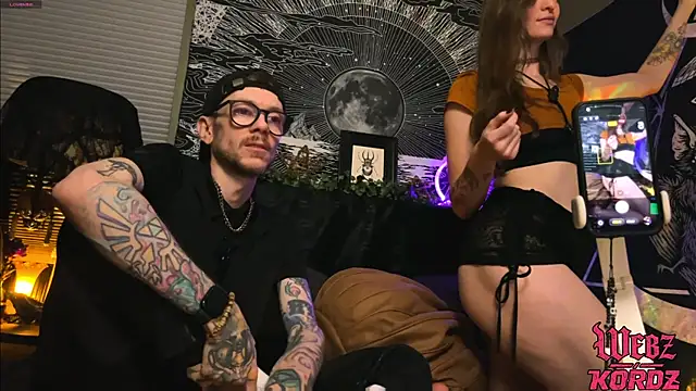 הופעת וובקאם של webzandkordz