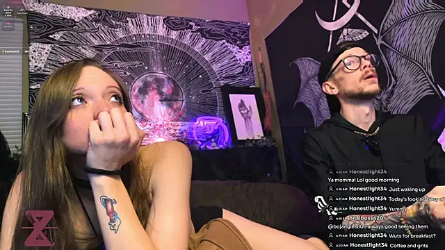 Show modela webzandkordz na web-kameri