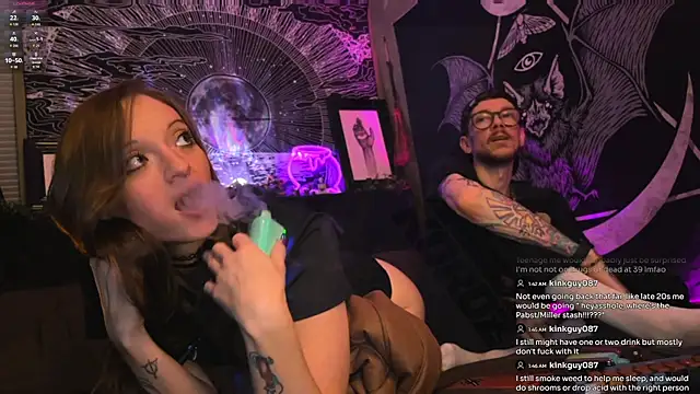 Show de webzandkordz na webcam