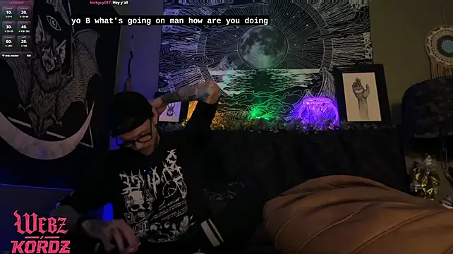 הופעת וובקאם של webzandkordz