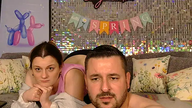 Show de caraandcole na webcam