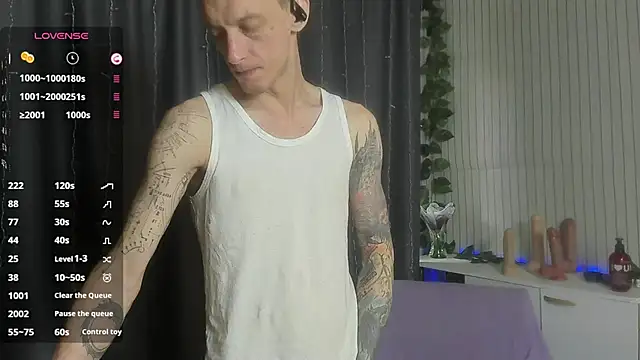 Show de James2Inked na webcam