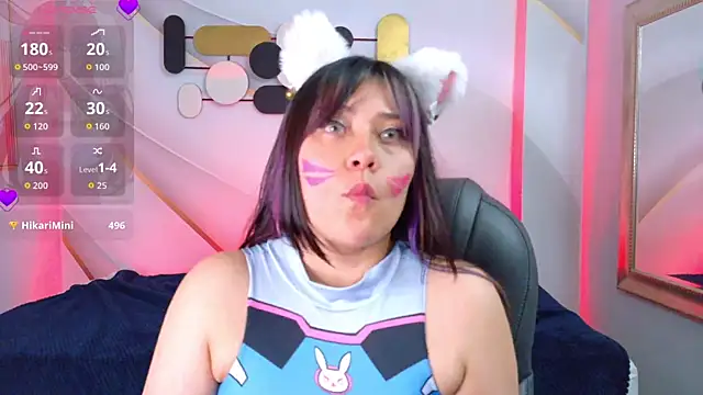 Show de Pandora_mask na webcam