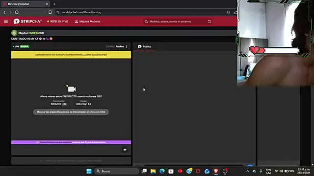VazacGaming: διαδικτυακό σόου στην κάμερα