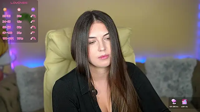 Show de LindsyRawr na webcam