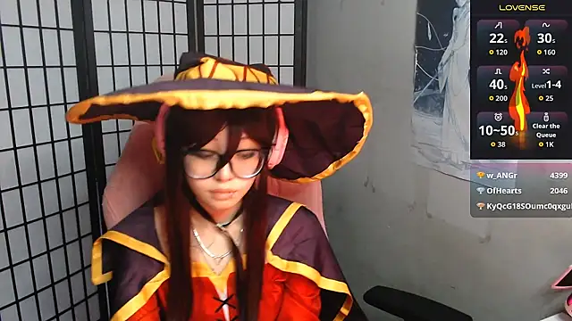 Show de SaxonDibs na webcam
