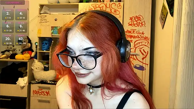 RedHeadCatのウェブカメラショー