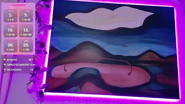 ItsAuroraBorealis Adlı Modelin Web Kamerası Şovu
