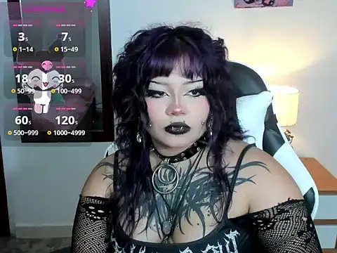Show modela MiaAmane02 na web-kameri