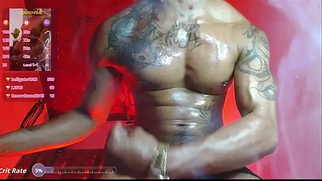 Show de DARK_BLACK_0 na webcam