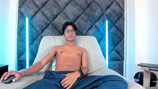 Show de LiamKron na webcam