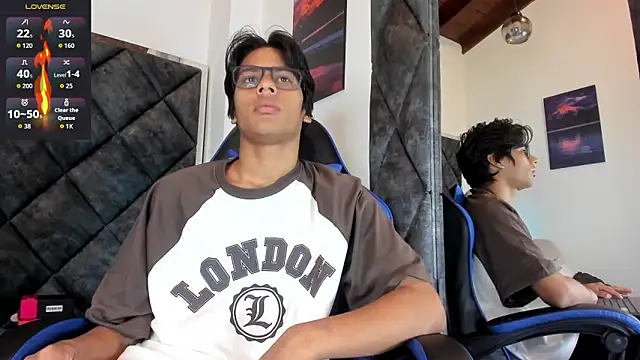 Show de LiamKron na webcam