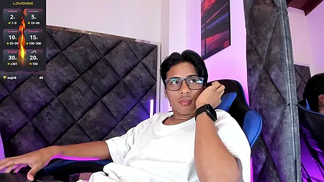 Show de LiamKron na webcam