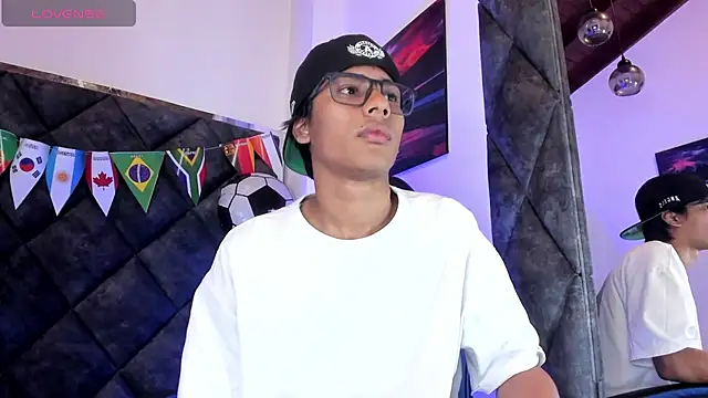 Show de LiamKron na webcam