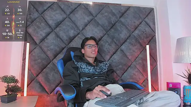 Show de LiamKron na webcam