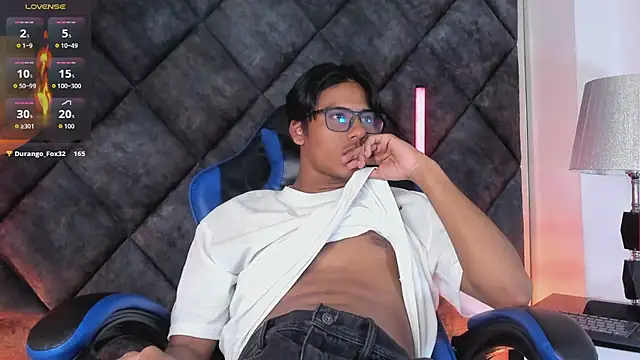 Show de LiamKron na webcam