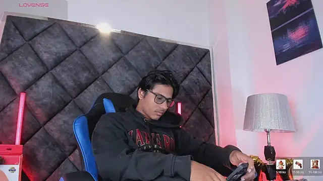 Show de LiamKron na webcam