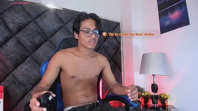 Show de LiamKron na webcam