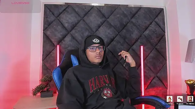 Show de LiamKron na webcam