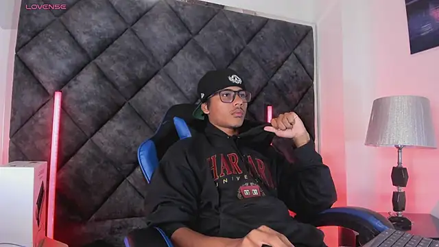 Show de LiamKron na webcam