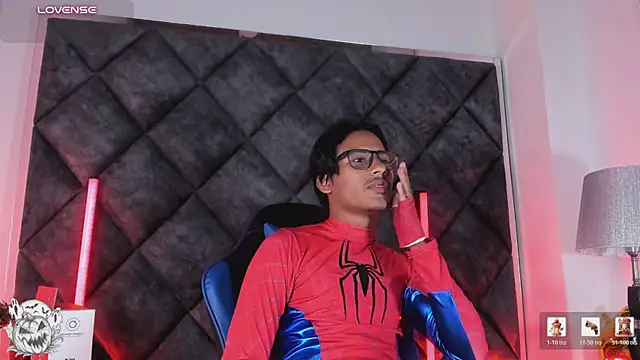 Show de LiamKron na webcam