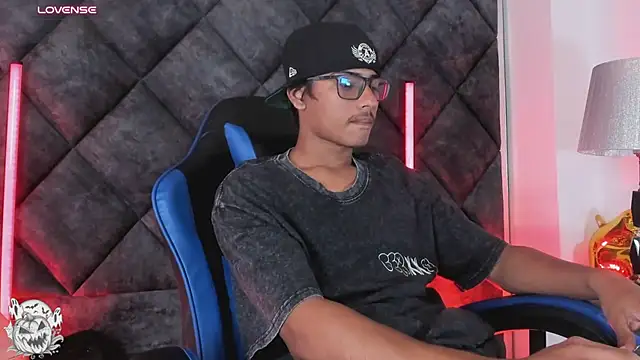 Show de LiamKron na webcam