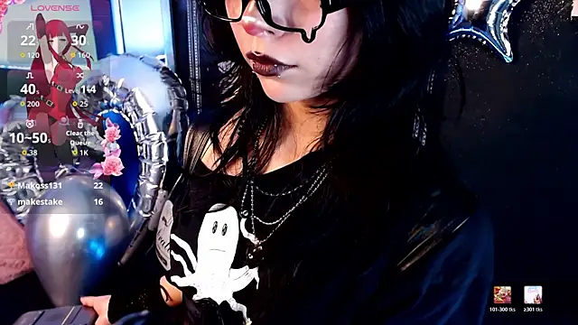 Show de KiomyVamp na webcam