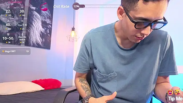 Pertunjukan Kamera Web Zack_isback