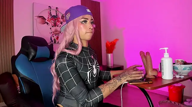 Flor_pinkn Webbikameraesitys