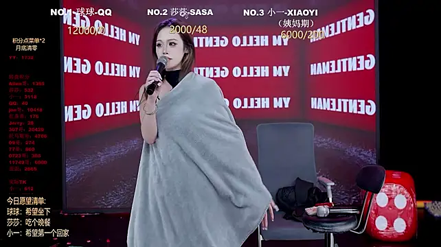 Show de TY-002 na webcam
