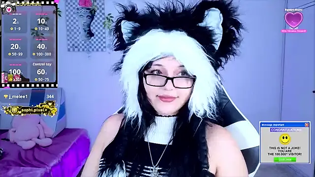 sophiepixel's Webcam Show