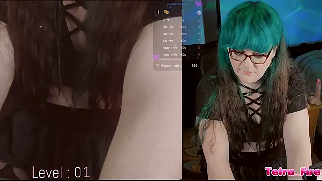 Tetra_Fire Show in webcam