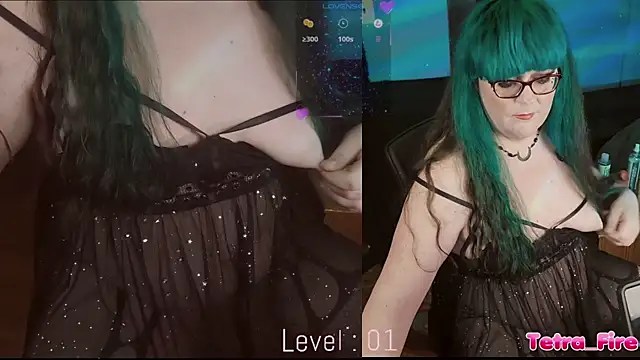 Tetra_Fire Шоу с уебкамера